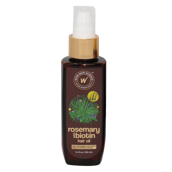 Wow Skin Science Rosemary and Biotin Hair Growth Oil 3.38Oz (100ml)